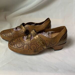 Aravon By New Balance Women's Flexmoc Leather Lacey  Shoes Size 7 EE